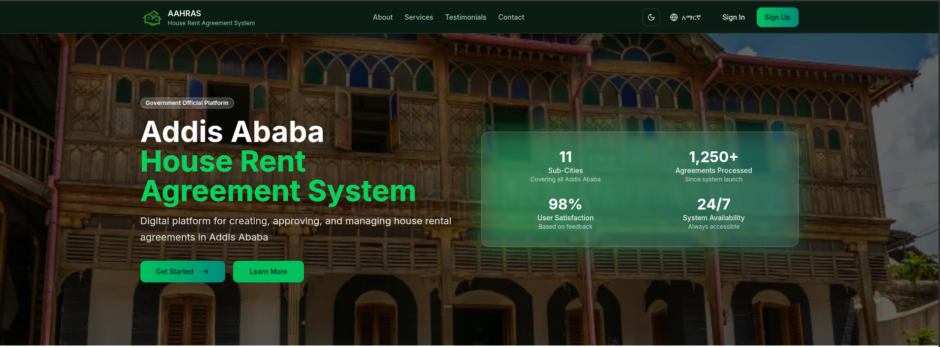 AAHRAMS project by Abrham Ababu