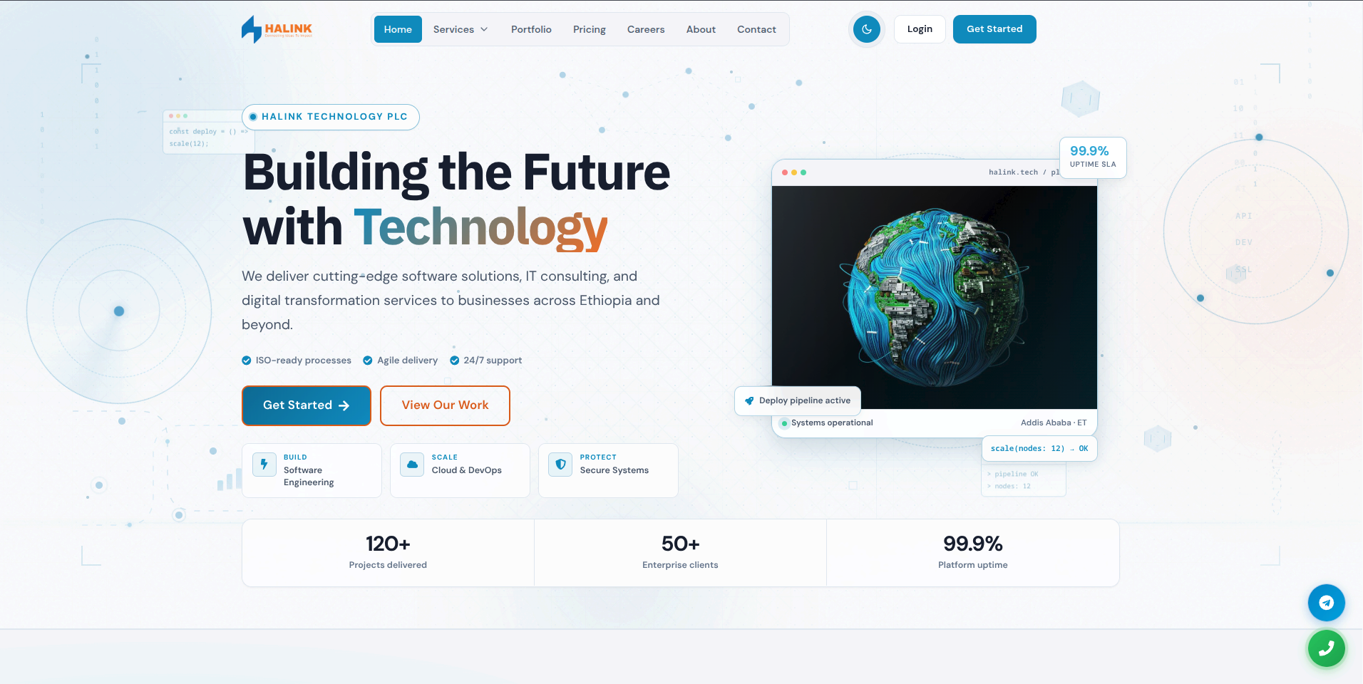 HaLink Technology PLC project by Abrham Ababu